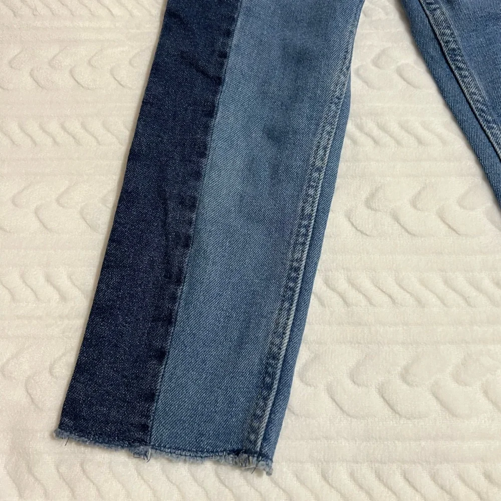 💗‎ Justice - Girls Two Tone Cropped Straight Jeans